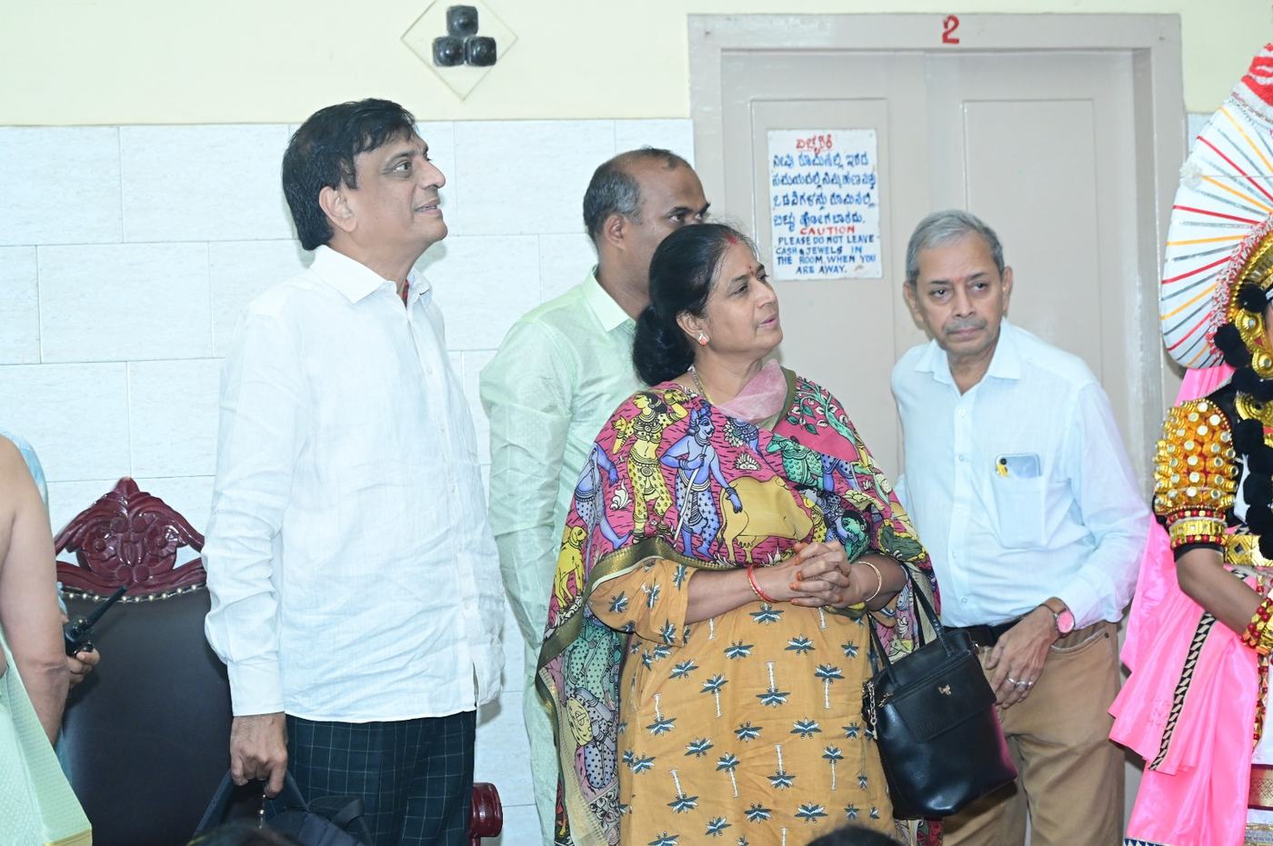 Sri G. R. Reddy at the Guru Purnima Mahotsava
