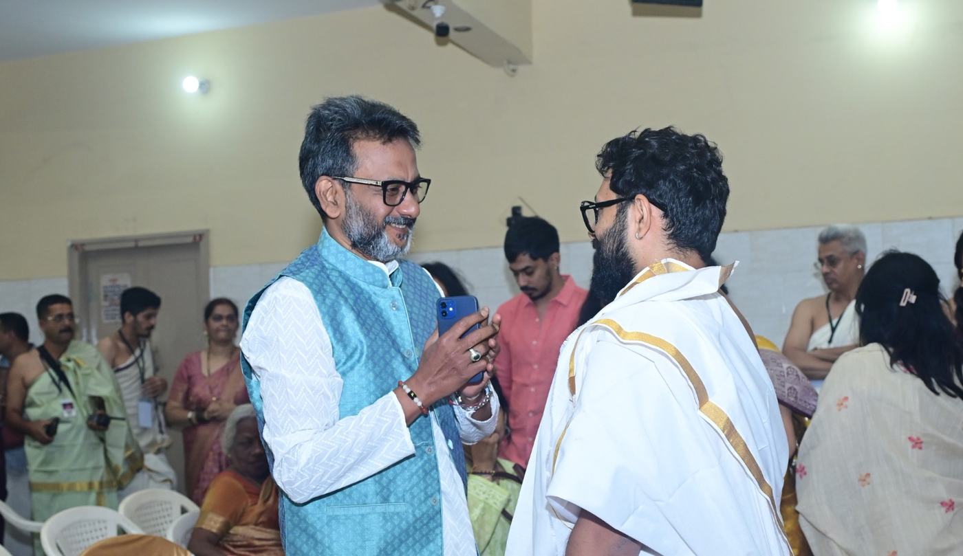 Sri K. Prashant Kumar at the Guru Purnima Mahotsava