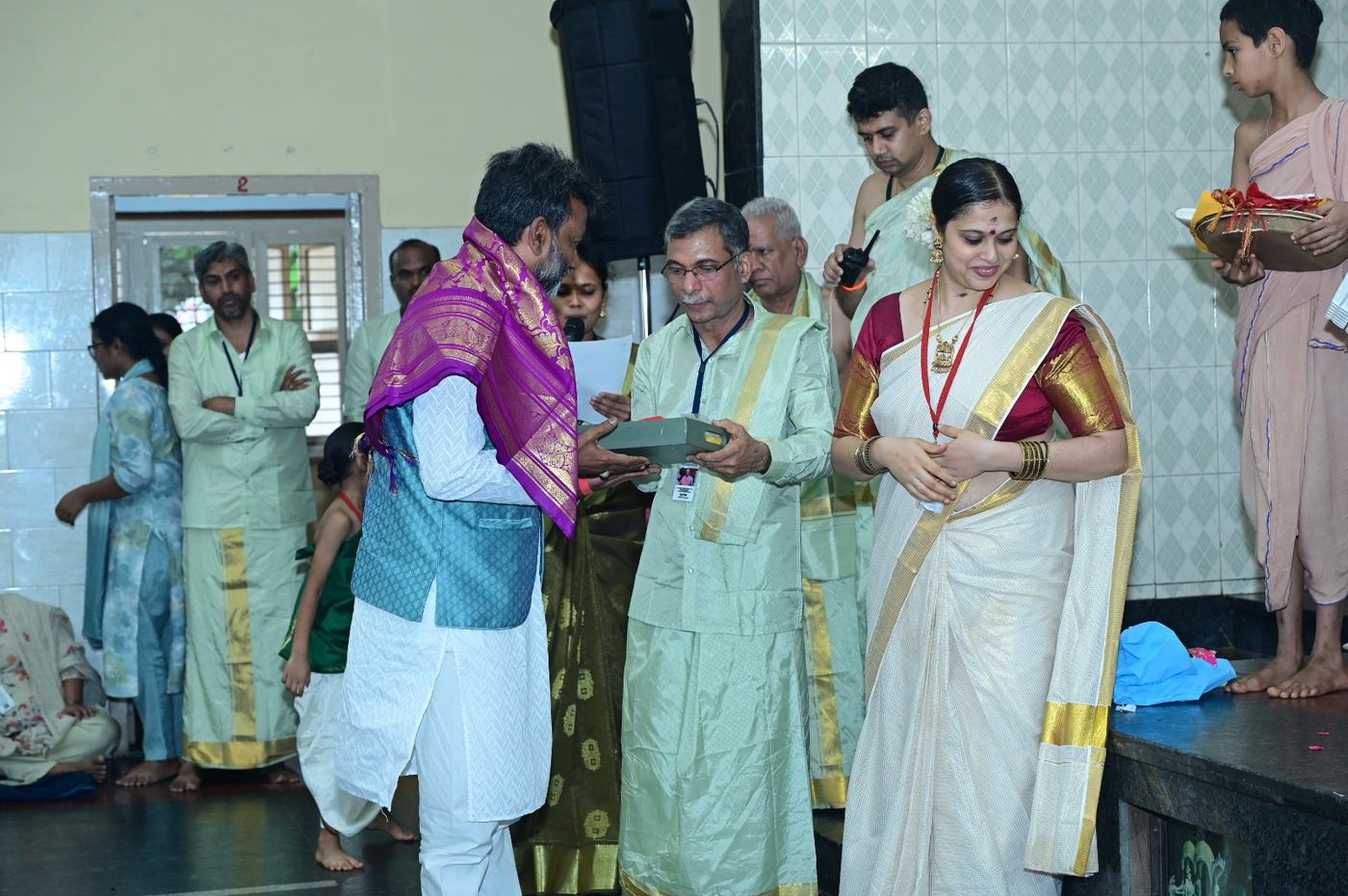 Sri K. Prashant Kumar at the Guru Purnima Mahotsava