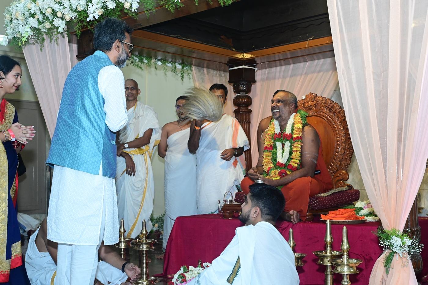 Sri K. Prashant Kumar at the Guru Purnima Mahotsava