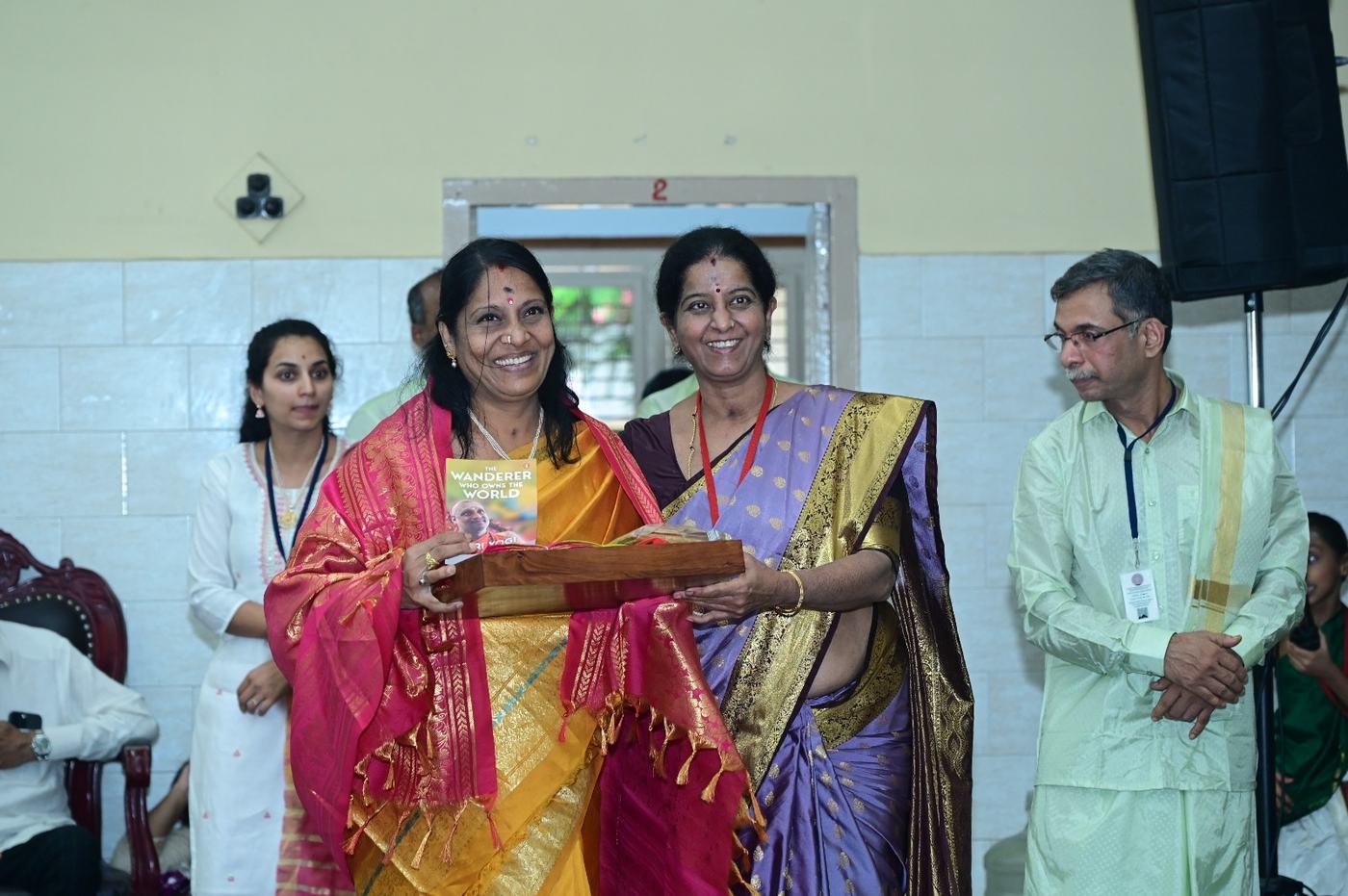Smt. Padma Vasanthi at the Guru Purnima Mahotsava