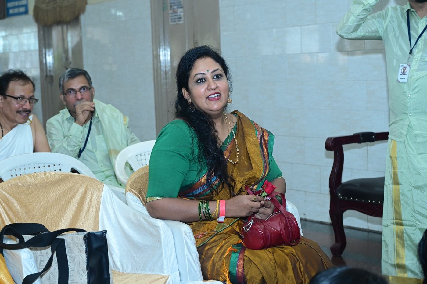 Smt. Shilpa Iyer at the Guru Purnima Mahotsava