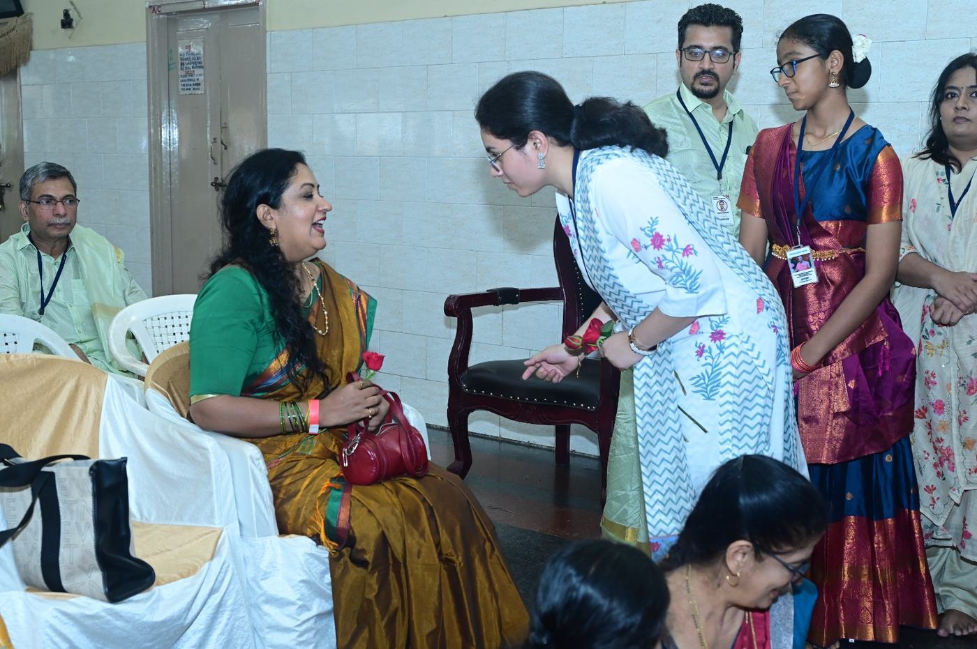 Smt. Shilpa Iyer at the Guru Purnima Mahotsava
