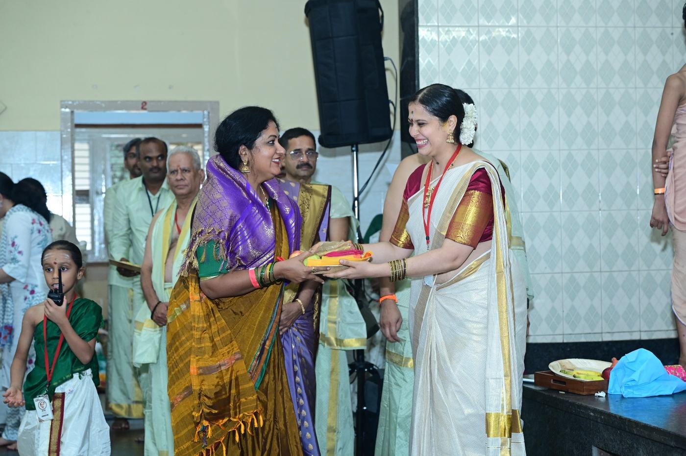 Smt. Shilpa Iyer at the Guru Purnima Mahotsava