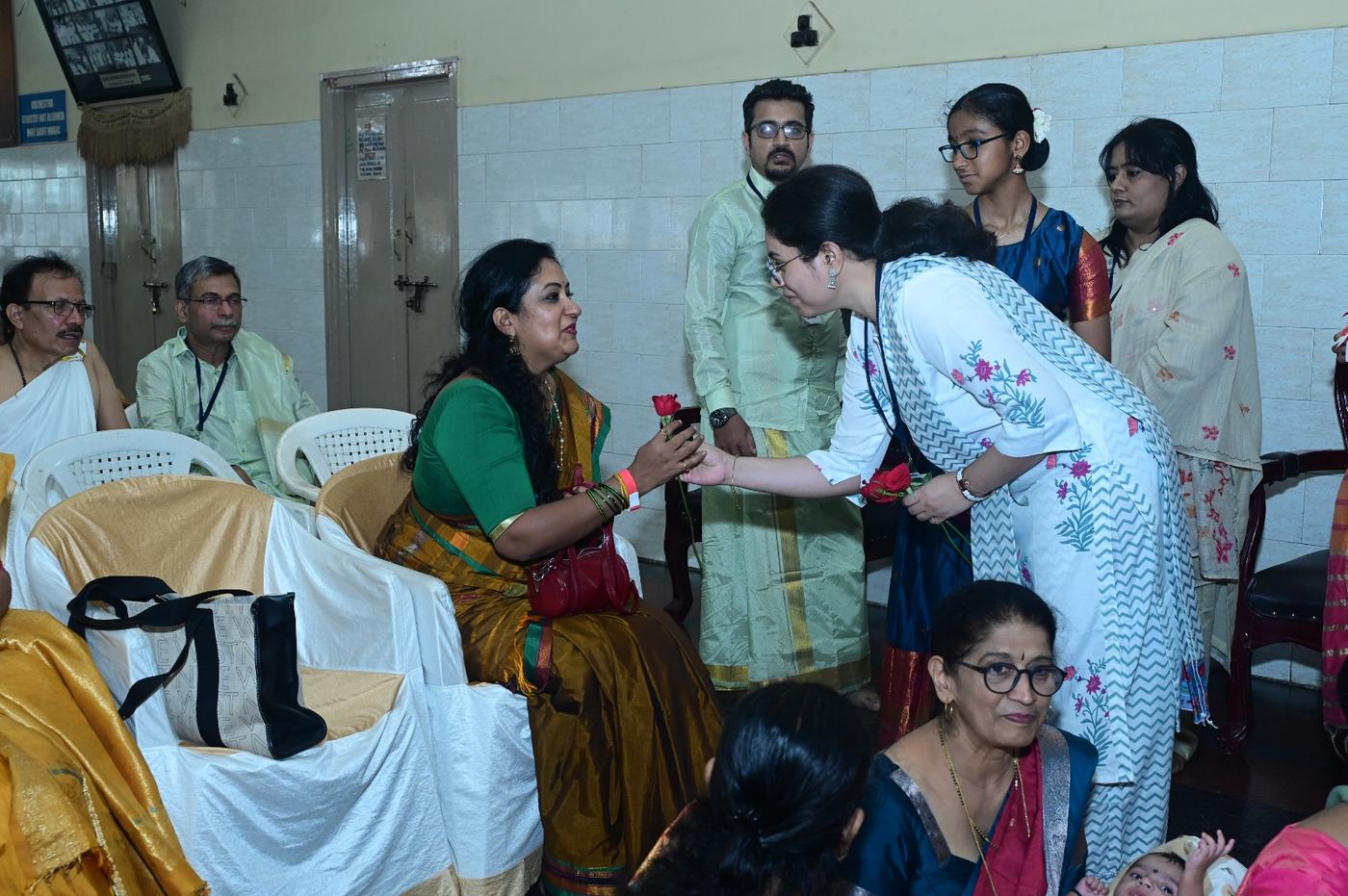 Smt. Shilpa Iyer at the Guru Purnima Mahotsava