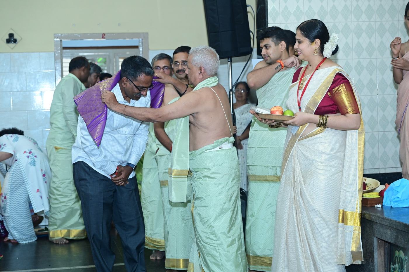 Sri Sudheer Hegde at the Guru Purnima Mahotsava