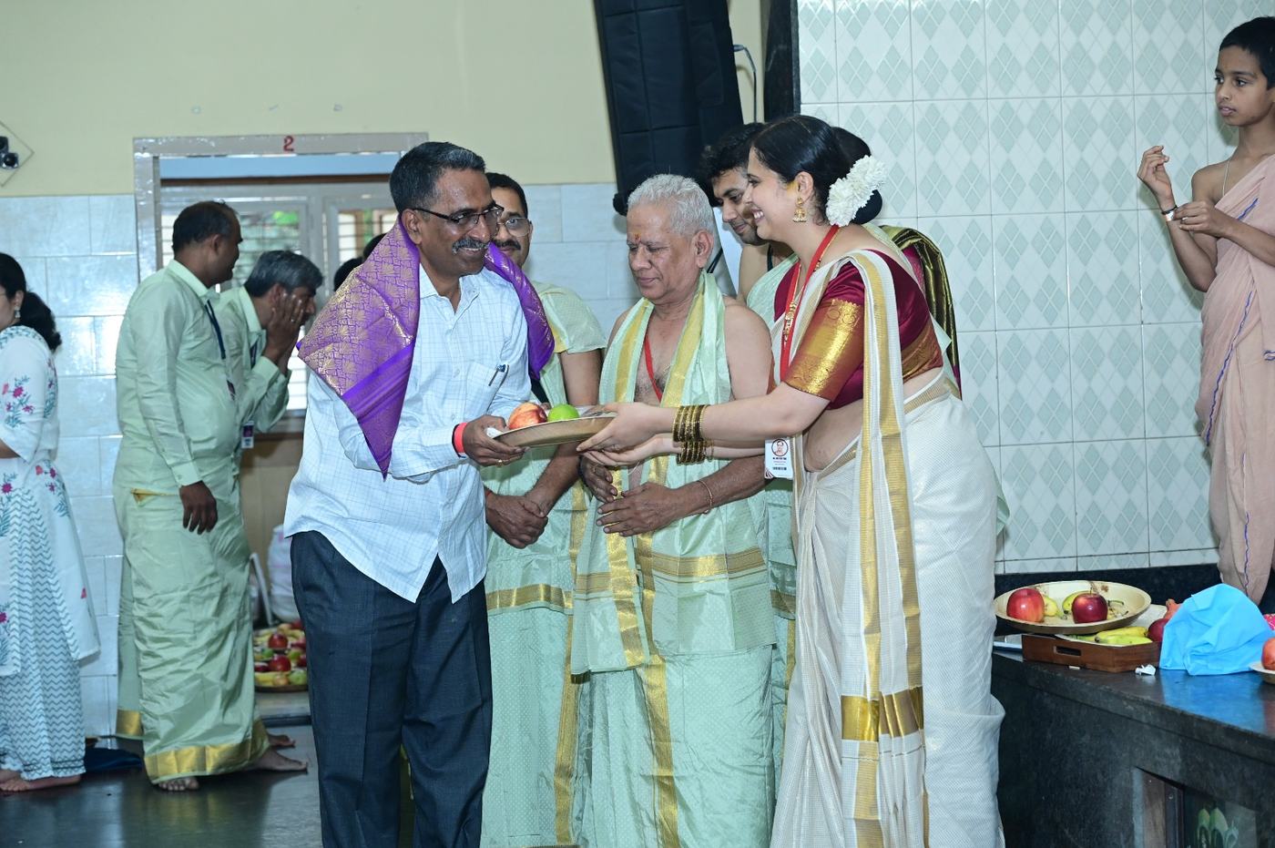 Sri Sudheer Hegde at the Guru Purnima Mahotsava