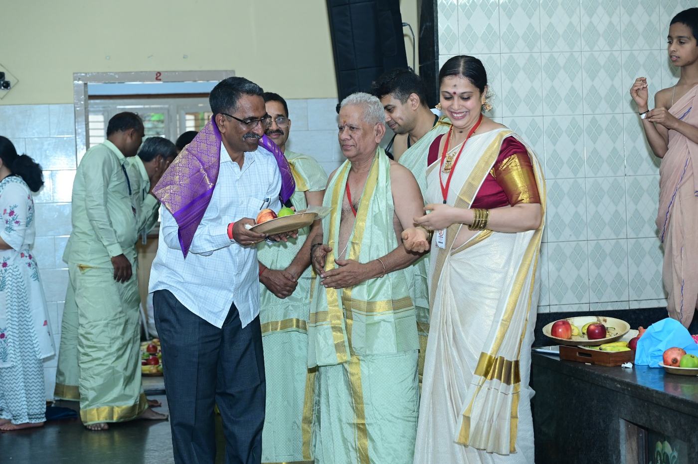 Sri Sudheer Hegde at the Guru Purnima Mahotsava
